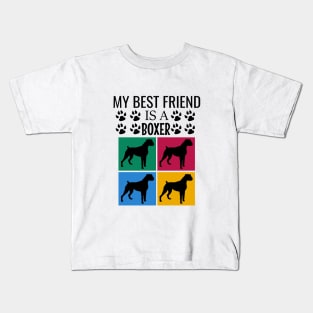 My best friend is a boxer Kids T-Shirt